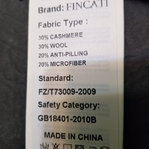 FINCATI Sweater Dress Size M Cashmere Wool NWT - Picture 6 of 8